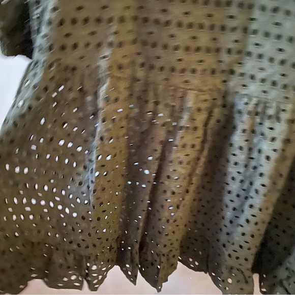 Shoshanna Women's Umbrella Eyelet Mini Dress Size L - Picture 6 of 10